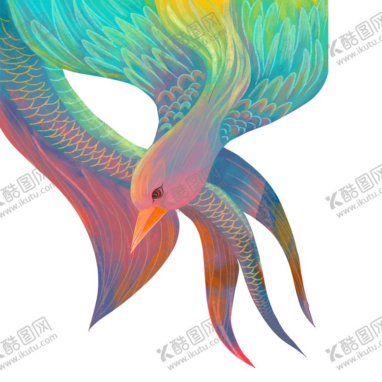 编号：86219709210323184762【酷图网】源文件下载-国潮凤凰图案