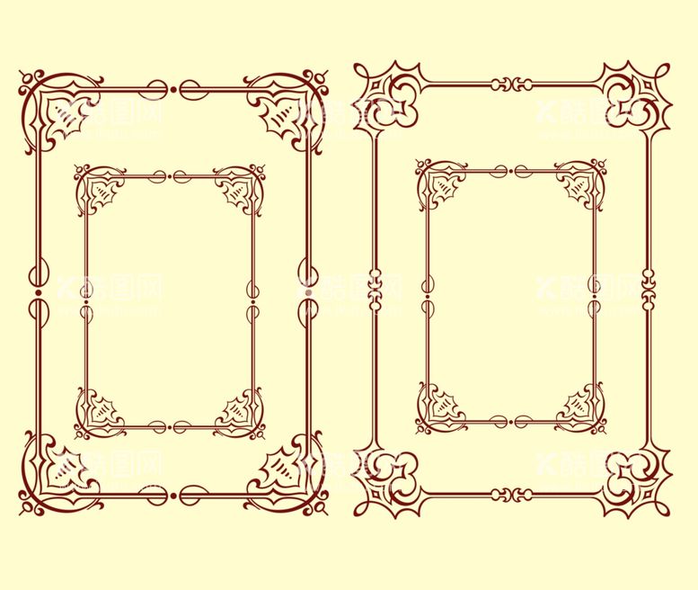 编号：65506811250641566860【酷图网】源文件下载-花纹边框