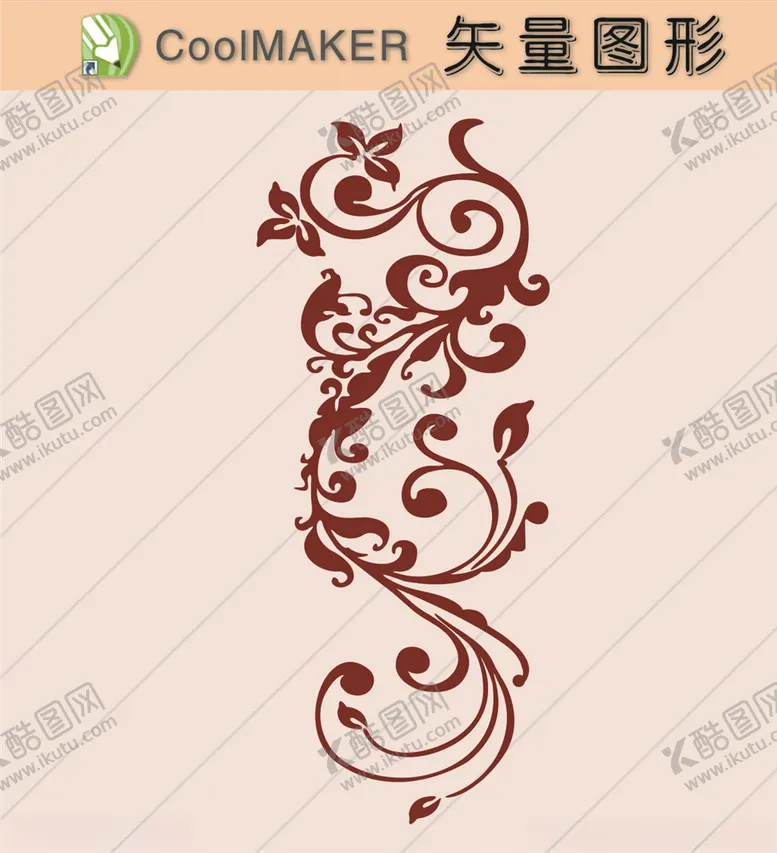 编号：44344207011839226374【酷图网】源文件下载-花草剪纸花草壁纸简洁手绘