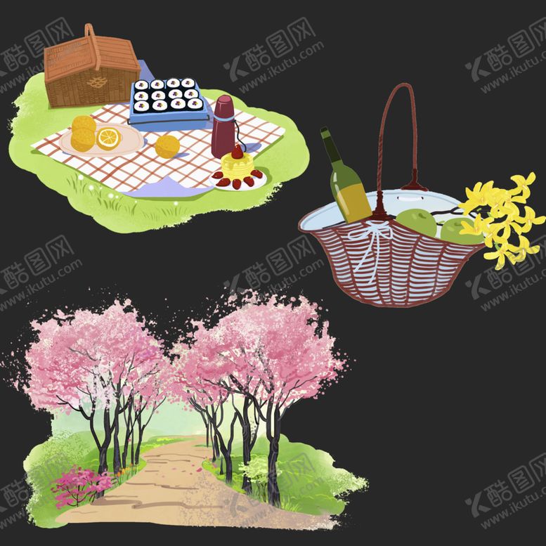 编号：13043510120210513669【酷图网】源文件下载-插画背景图元素