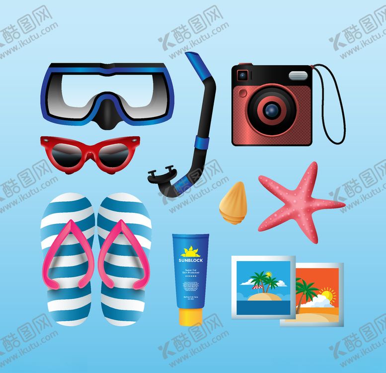 编号：45247809231303415026【酷图网】源文件下载-夏日元素