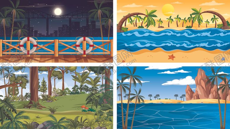 编号：80372909182049279305【酷图网】源文件下载-山水风景