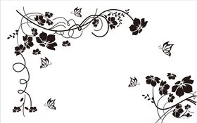 花边花纹经典唯美圆形