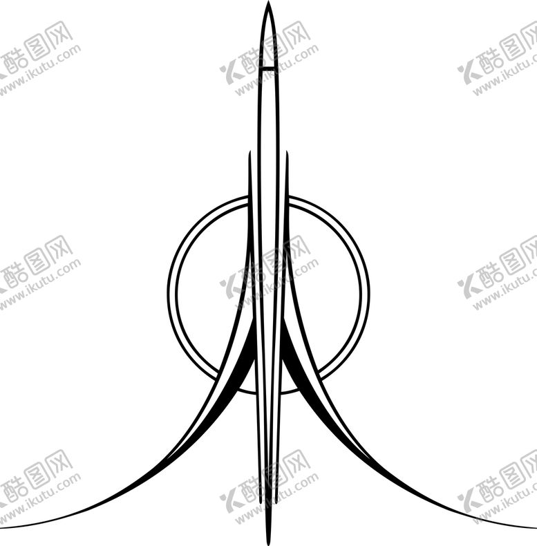 编号：92368109261924218035【酷图网】源文件下载-手绘线条设计 