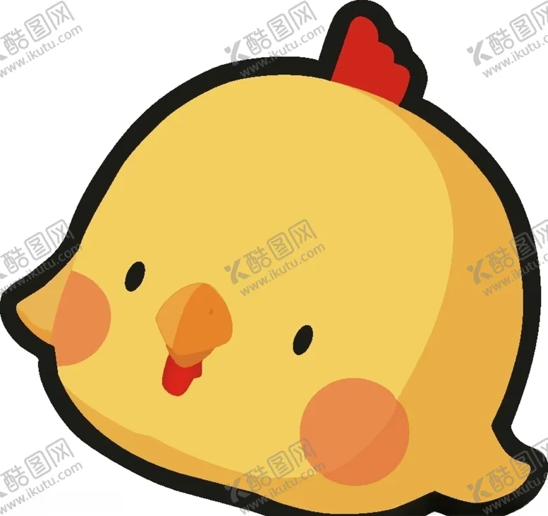 编号：57294306172243431236【酷图网】源文件下载-卡通小鸡