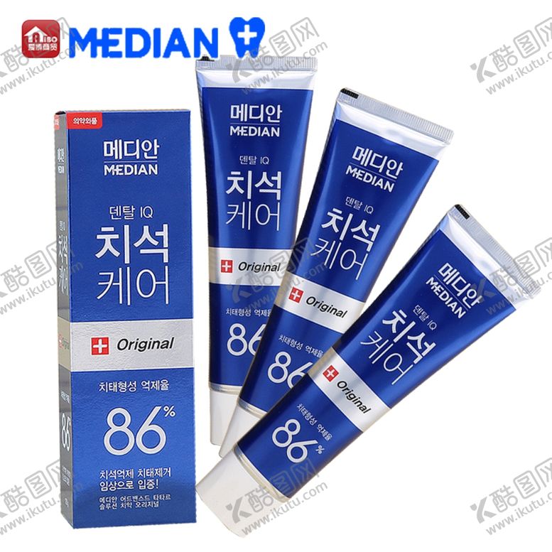 编号：53165509280804299572【酷图网】源文件下载-韩国麦迪安86防结石牙膏
