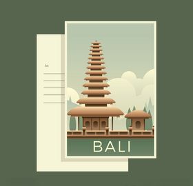 旅游地标邮票