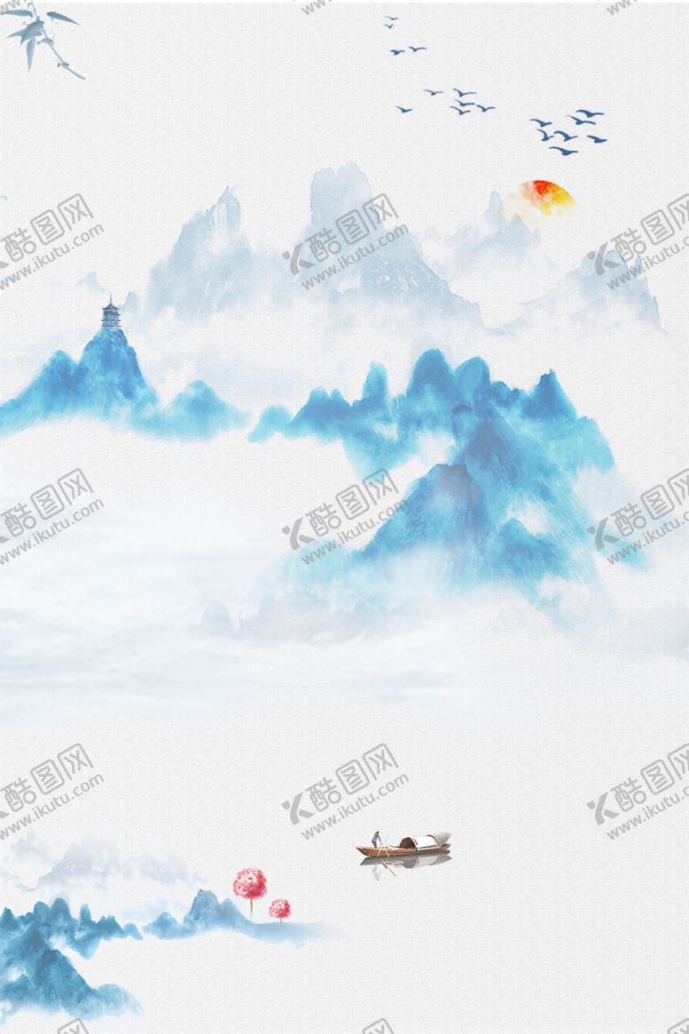 编号：63683409231900421824【酷图网】源文件下载-山水画