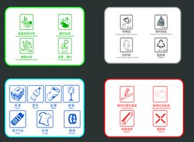 新垃圾分类四类图