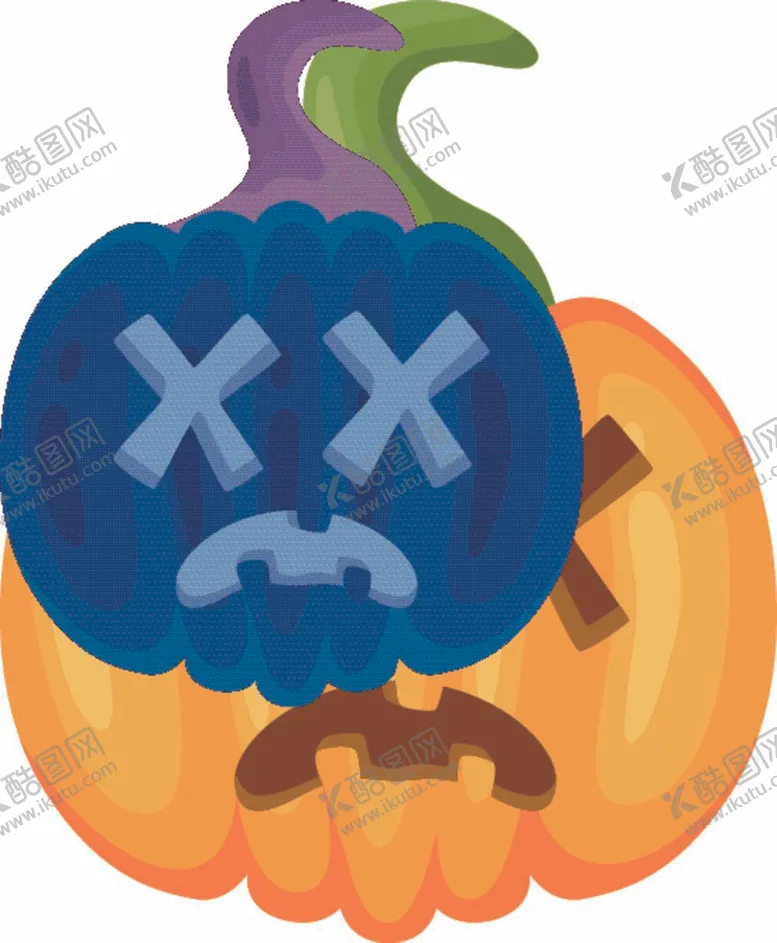 编号：53419709151631174983【酷图网】源文件下载-卡通万圣节南瓜图