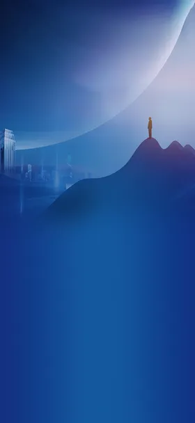 蓝色背景