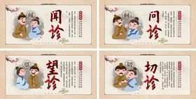 时尚高端中医养生知识展板海报