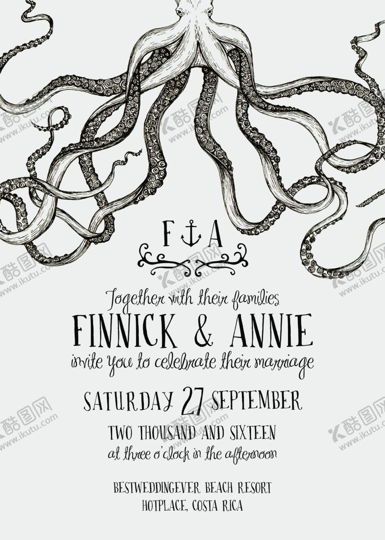 编号：17799306281859466998【酷图网】源文件下载-小清新水彩邀请函设计