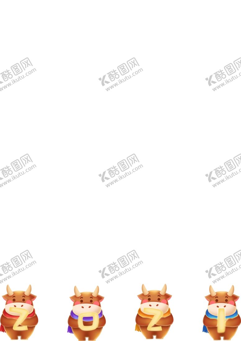 编号：91328605030632573006【酷图网】源文件下载-2021卡通牛