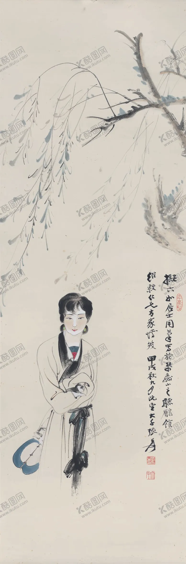 编号：43234112011642087853【酷图网】源文件下载-张大千国画