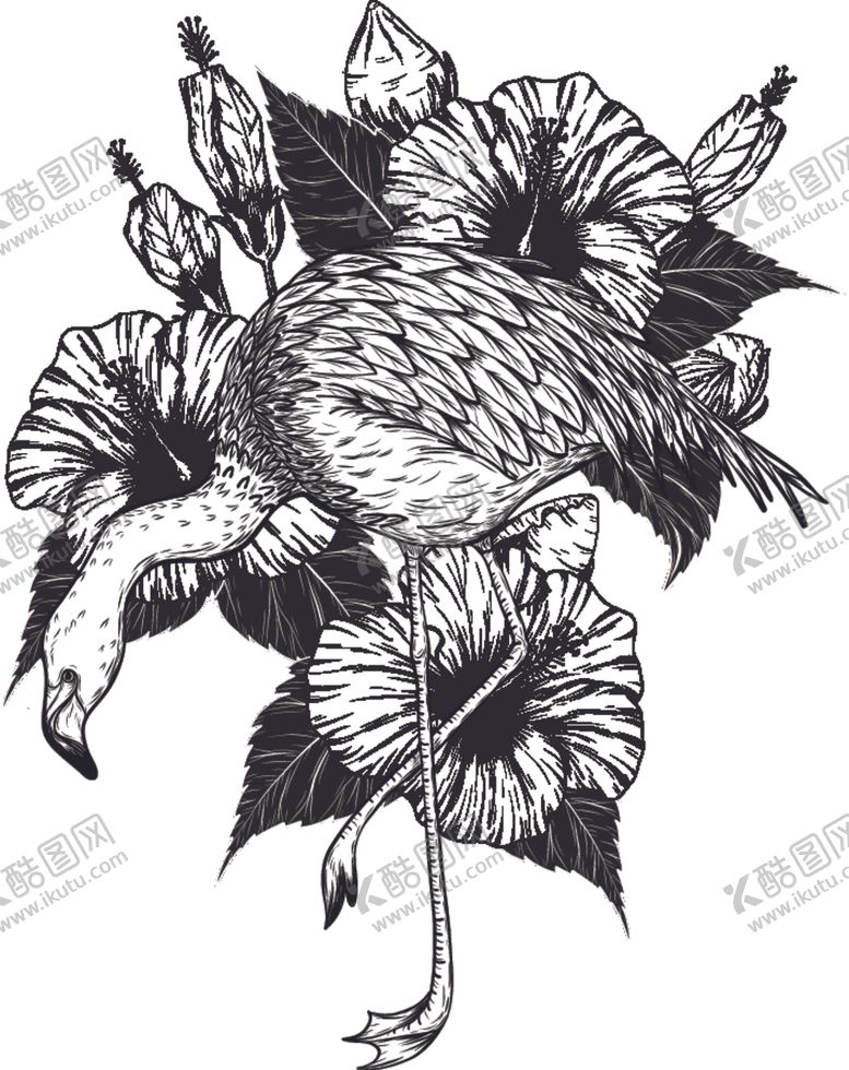 编号：92859410191101049144【酷图网】源文件下载-纯色绘画植物花朵