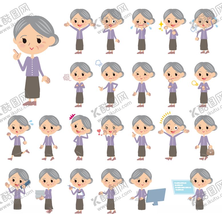 编号：48133410211544576239【酷图网】源文件下载-卡通女性