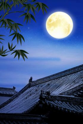 中秋节日活动宣传背景素材