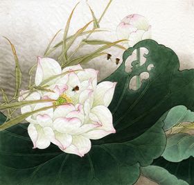 中式古典花鸟工笔画