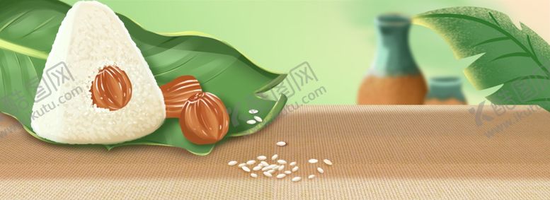 编号：51811309231759418521【酷图网】源文件下载-端午粽子促销海报banner