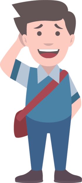 卡通儿童人物形象小朋友学生小孩子