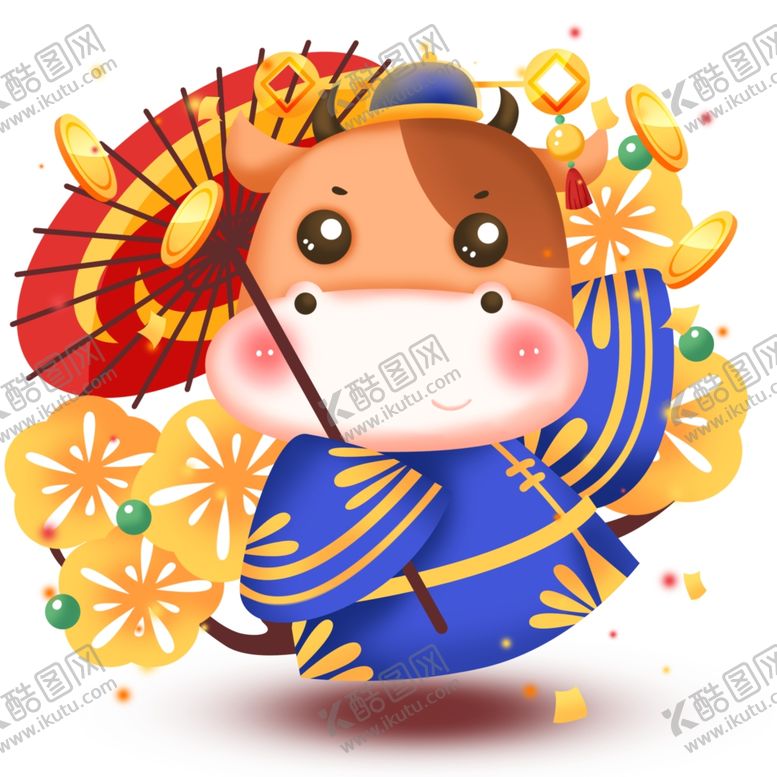 编号：18175106272219514375【酷图网】源文件下载-2021金牛送福牛年