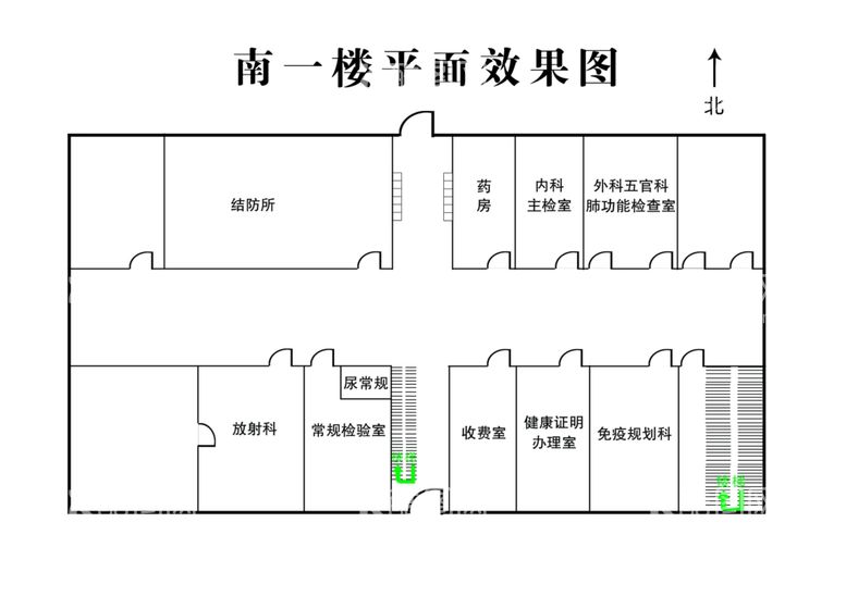 编号：95482611280423466407【酷图网】源文件下载-医院平面图图片