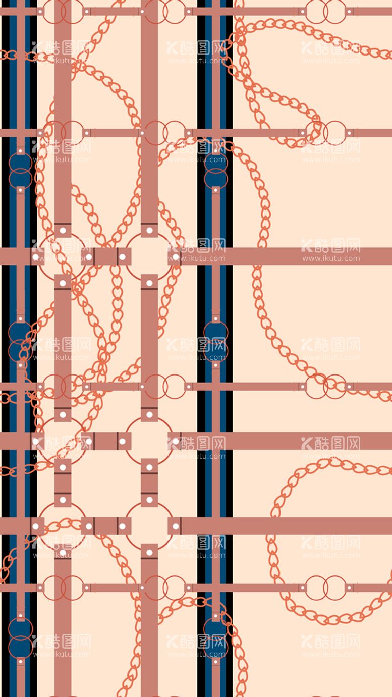 编号：85713610011923128493【酷图网】源文件下载-格子链条
