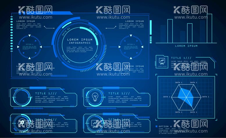 编号：15250710290548092612【酷图网】源文件下载-信息可视化UI