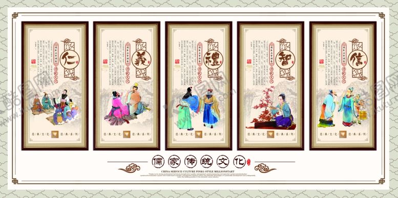 编号：98955904241508148196【酷图网】源文件下载-传统文化展板