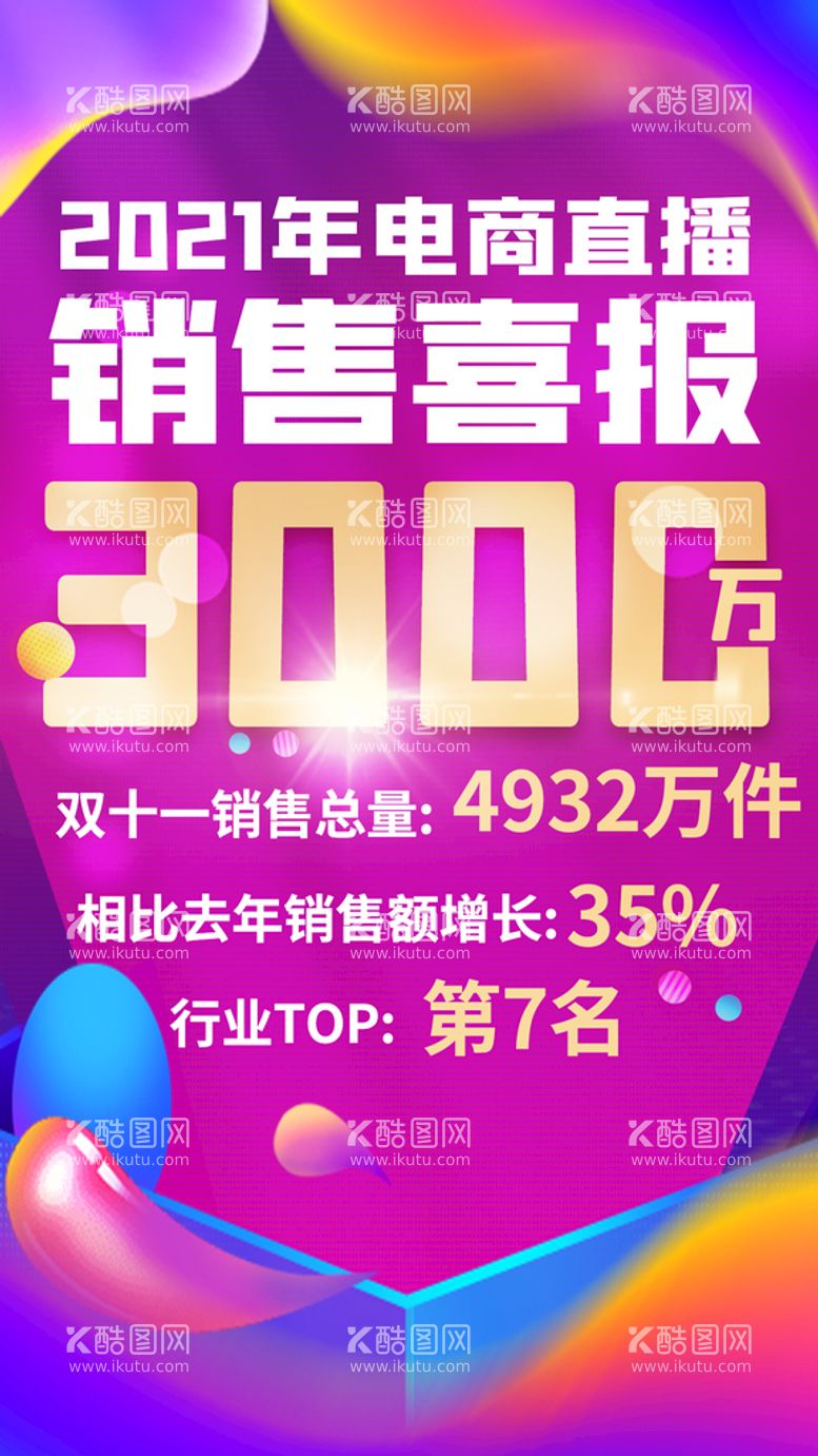 编号：36502909161008154317【酷图网】源文件下载-电商喜报贺报战报手机海报