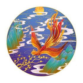 国潮凤凰插画