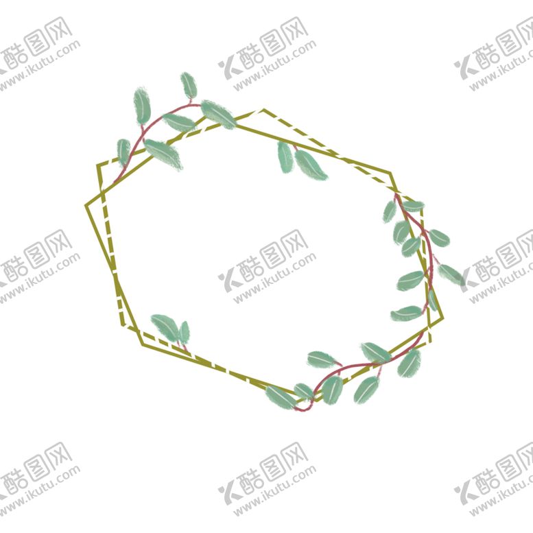 编号：65098909281611083545【酷图网】源文件下载-植物边框