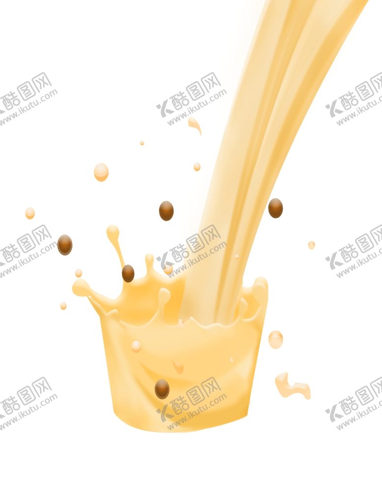 编号：82034105090813012518【酷图网】源文件下载-奶茶插画