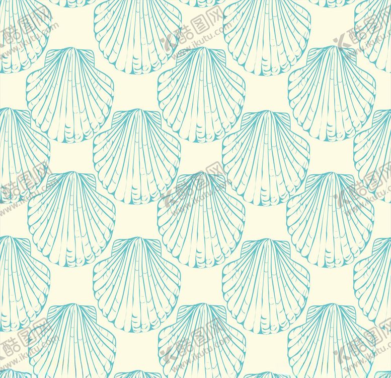 编号：13105209280906202923【酷图网】源文件下载-贝壳印花