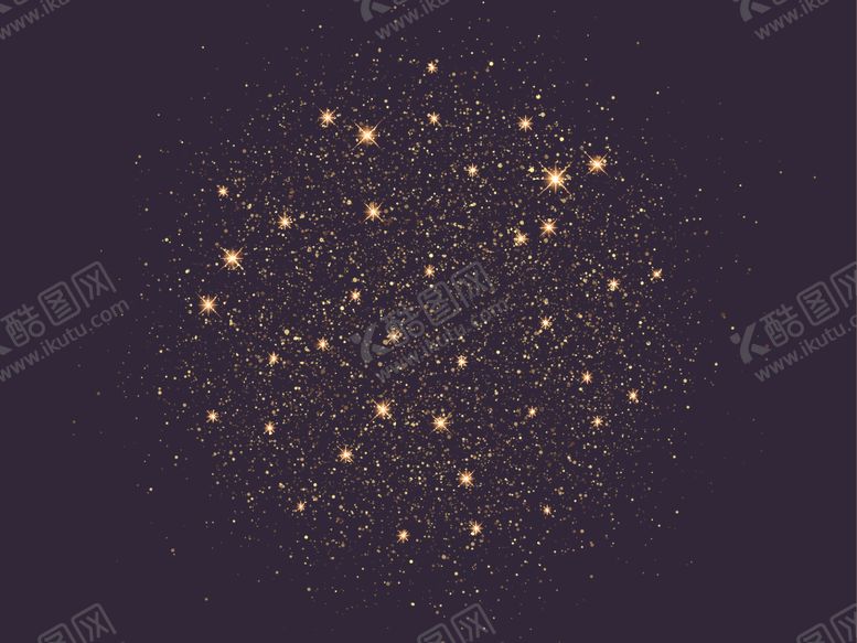 编号：85577609101421508695【酷图网】源文件下载-金色粒子背景