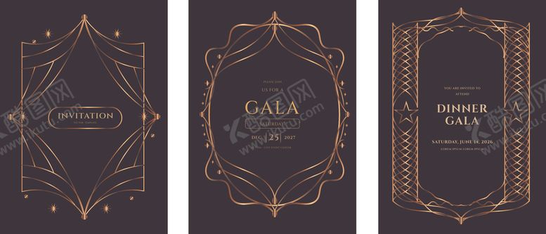 编号：60956204011127365160【酷图网】源文件下载-黑金边框背景