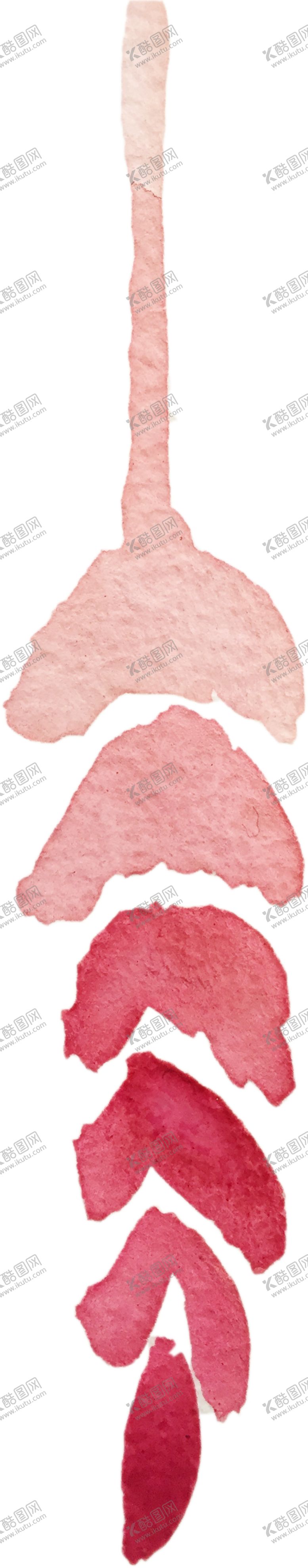 编号：74970805052217197066【酷图网】源文件下载-手绘水彩花卉花型花瓣