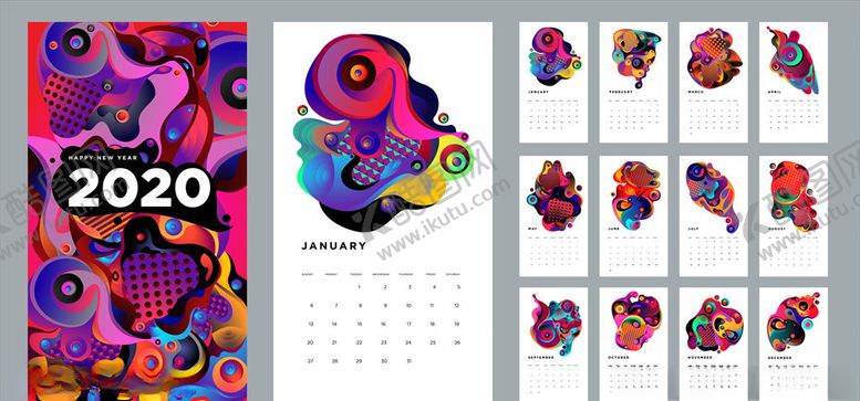 编号：87177409090940225175【酷图网】源文件下载-2020日历