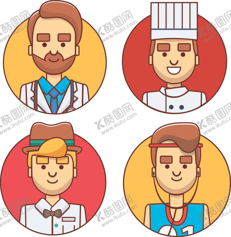 编号：33654810071141551969【酷图网】源文件下载-矢量人物素材