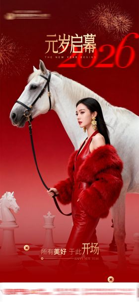 医美新年元旦海报