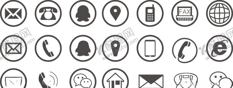 编号：33287011022145229072【酷图网】源文件下载-电话地址图标