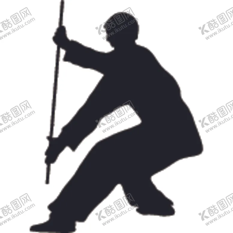 编号：46769307011342029908【酷图网】源文件下载-武术格斗剪影