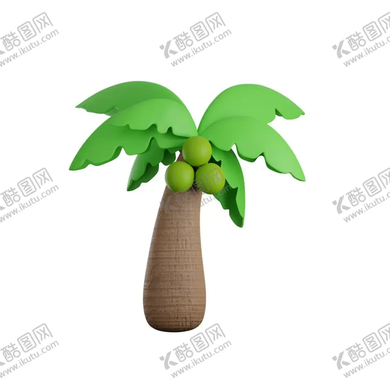 编号：36901411301758299140【酷图网】源文件下载-立体卡通植物