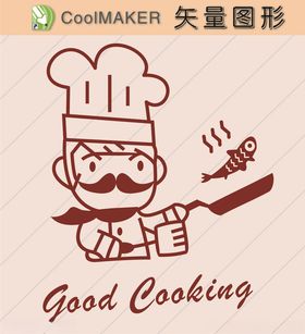 生活剪纸简洁手绘手绘图案