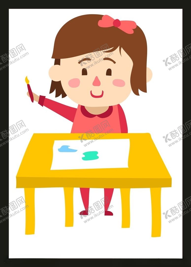 编号：60675401291133468144【酷图网】源文件下载-手绘儿童女孩