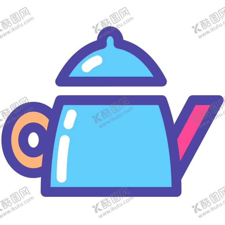 编号：41643910030212596055【酷图网】源文件下载-茶壶餐饮标志图形图标装饰素材