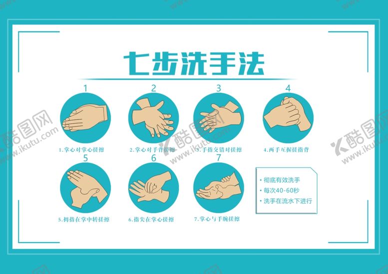 编号：71186809110609418348【酷图网】源文件下载-七步洗手法