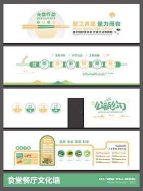 食堂餐厅文化墙