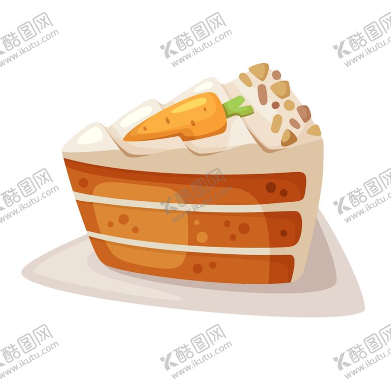 编号：40476605190158438794【酷图网】源文件下载-手绘蛋糕